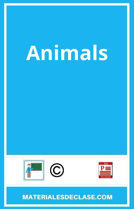 Animals Pdf