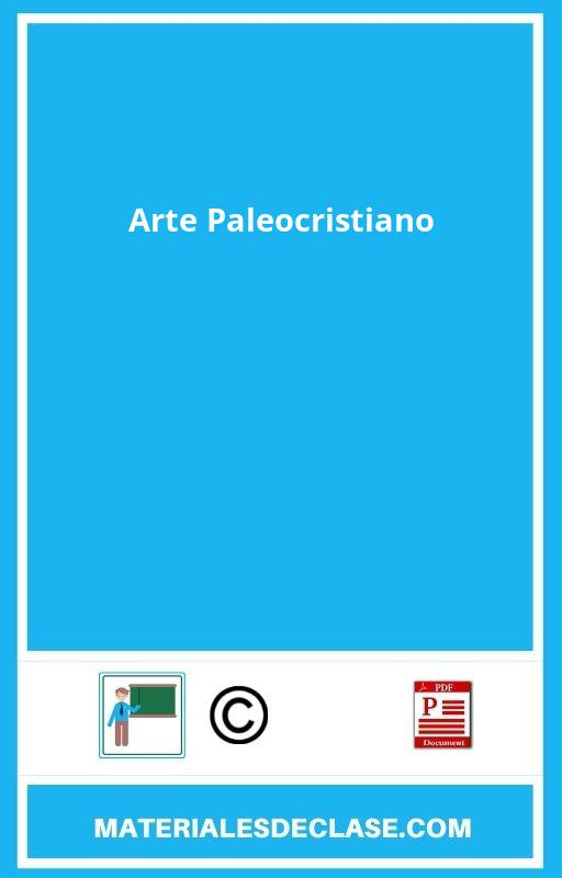 Arte Paleocristiano Pdf