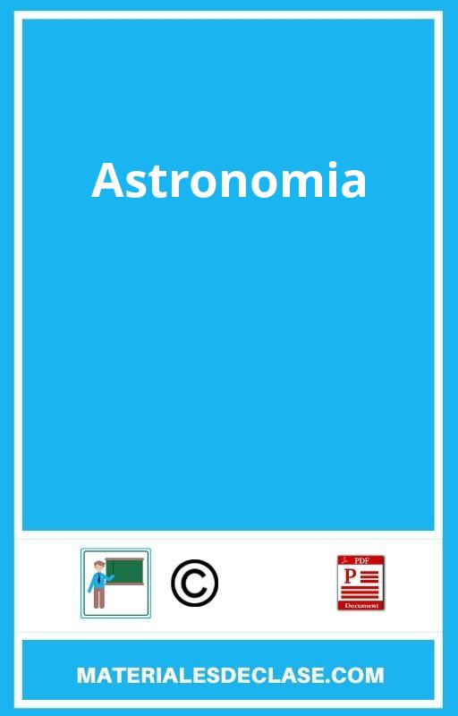 Astronomia Pdf