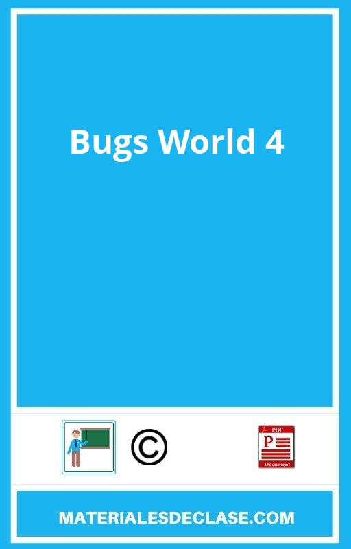 Bugs World 4 Pdf