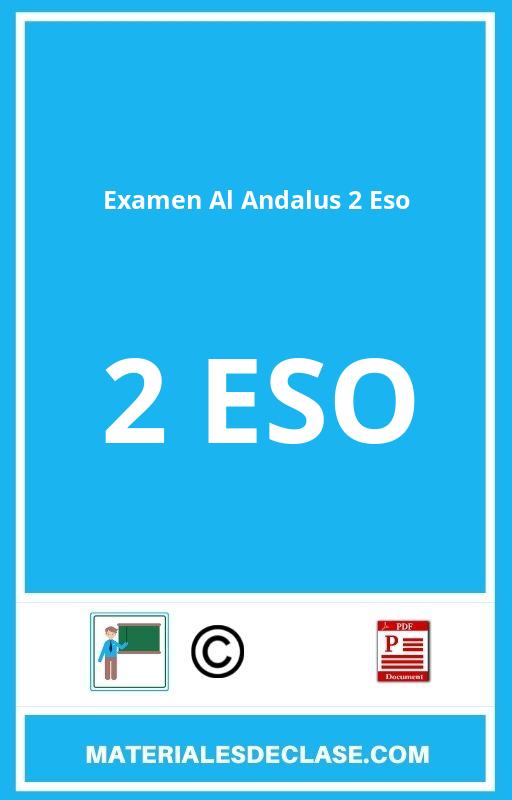 Examen Al Andalus 2 Eso Pdf