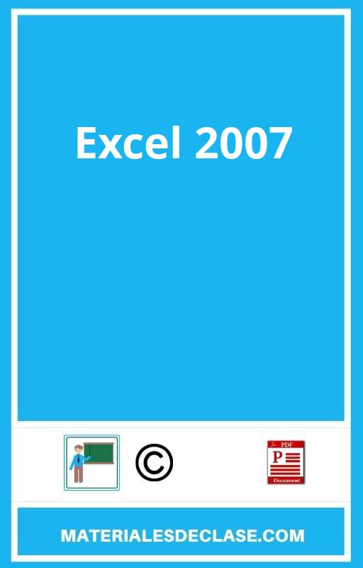 Excel 2007 Pdf