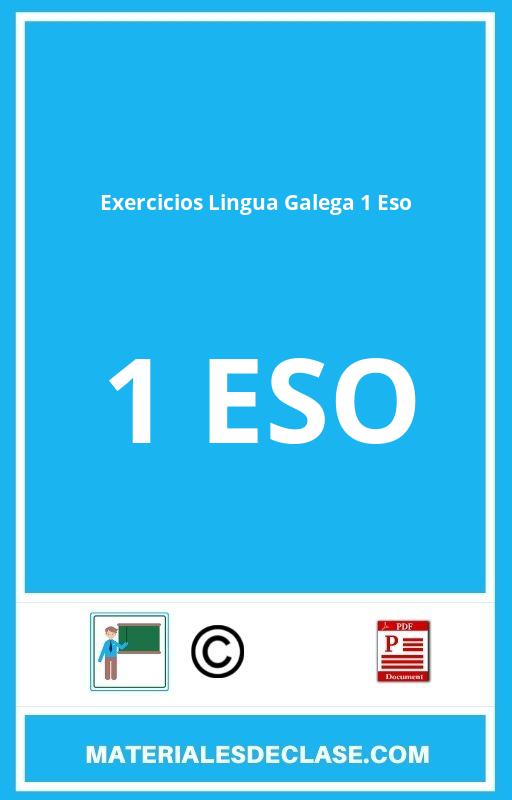 Exercicios Lingua Galega 1 Eso Pdf