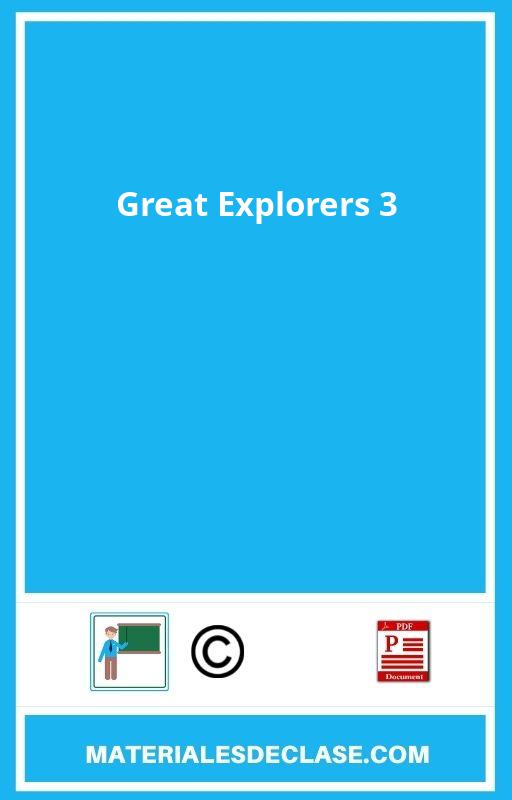 Great Explorers 3 Pdf