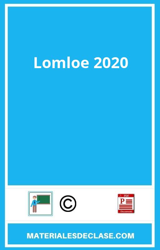 Lomloe 2020 Pdf