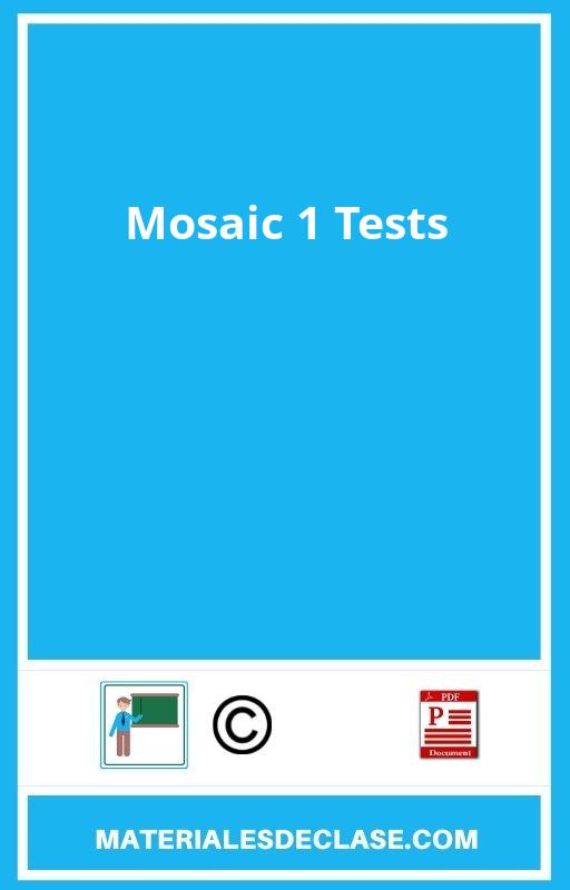 Mosaic 1 Tests Pdf