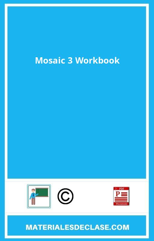 Mosaic 3 Workbook Pdf
