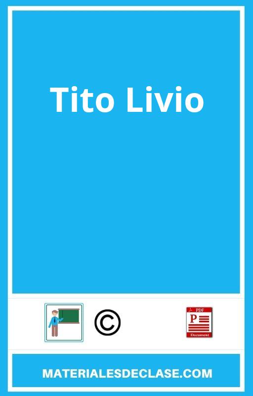 Tito Livio Pdf